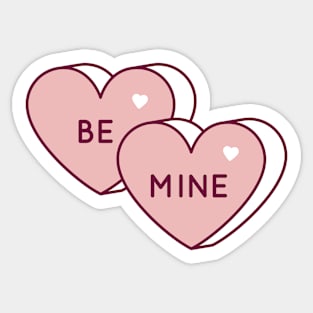 Be Mine Candy Hearts Sticker